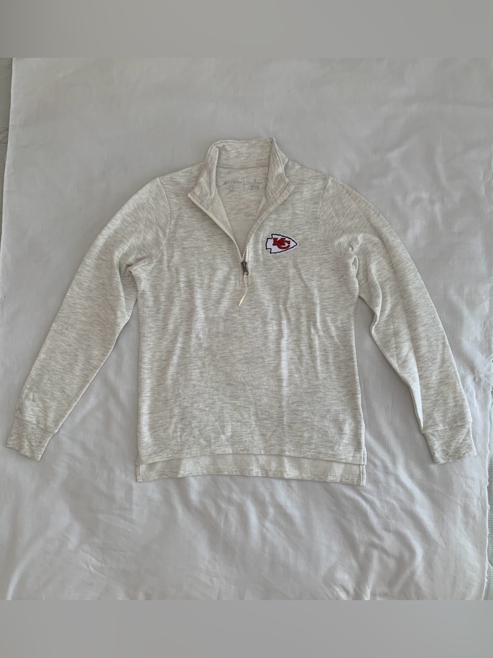 Antigua Kansas City Chiefs Action 1/4 Zip Pullover Sweatshirt Small 104871 EUC